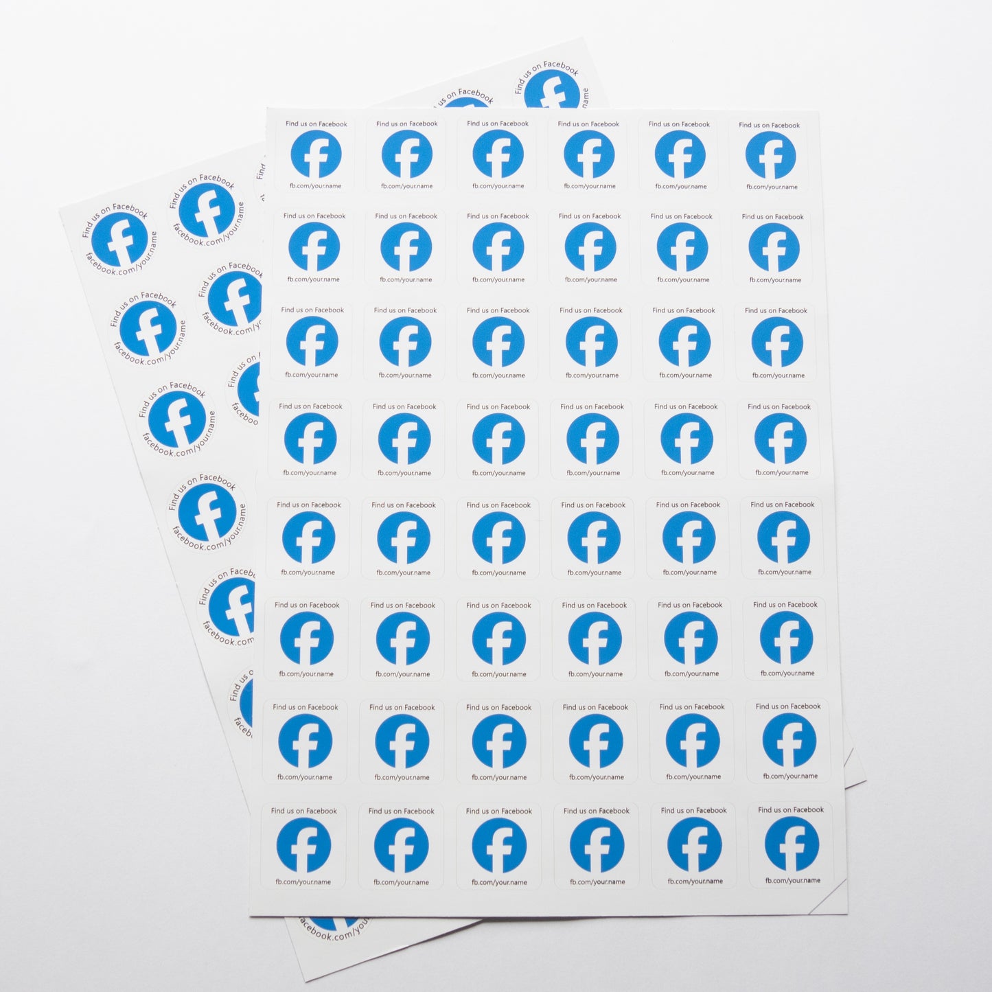 Facebook Customisable Social Media Stickers