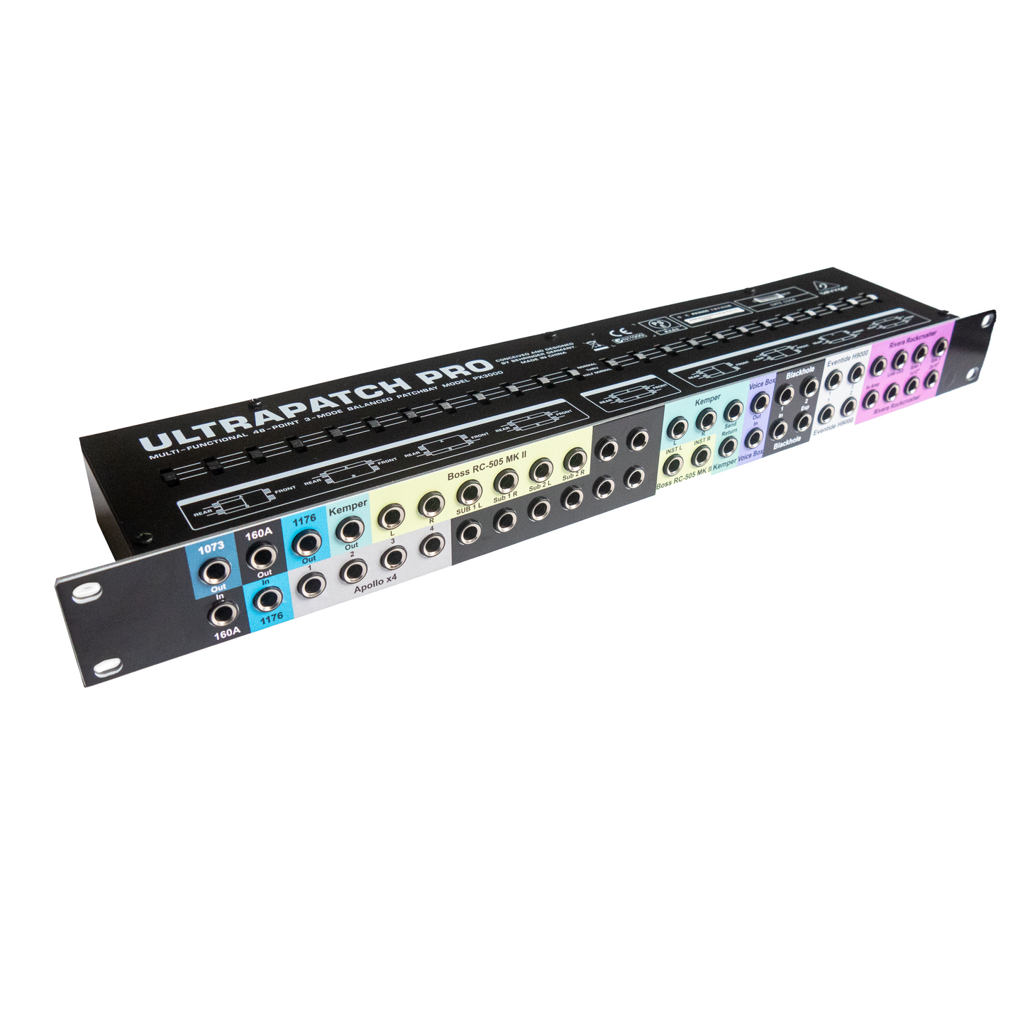 Behringer Ultrapatch Pro PX3000 Patchbay Label